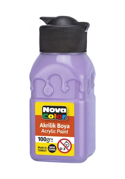 Akrilik Boya Şişe 100 Cc Lila Nc 2030 / Nova Color Nocolor-8410457e
