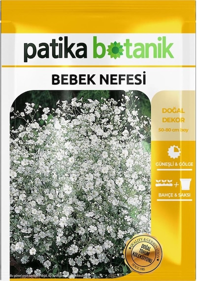 50 Adet Bebek Nefesi Çiçek Tohumu