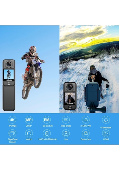 Sjcam C300 4k Wifi Aksiyon Kamerası Siyah