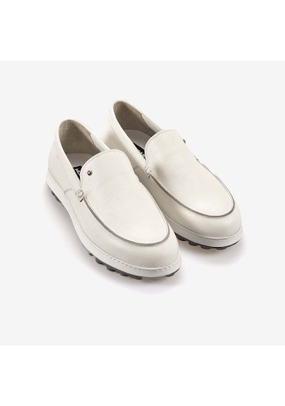 Mocassini Erkek Spor & Sneaker Ayakkabı A6303 Beyaz