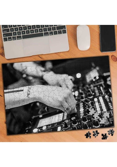 Dj Turntable Mixer-dijital Makine 240 Parça Puzzle Yapboz-75434