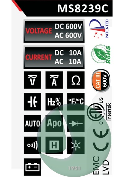 Mastech Ms8239c Dijital Multimetre Mastech Ms8239c Dijital Multimetre