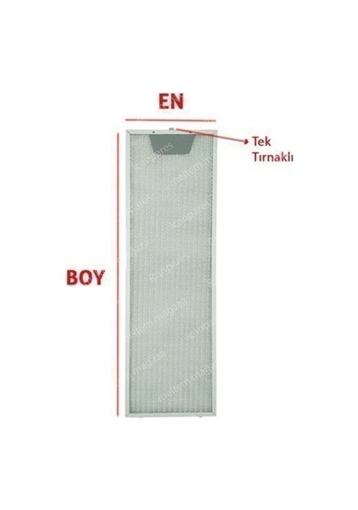 Gorenje Ankastre Aspiratör Davlumbaz Alüminyum Yağ Filtresi - 402119292