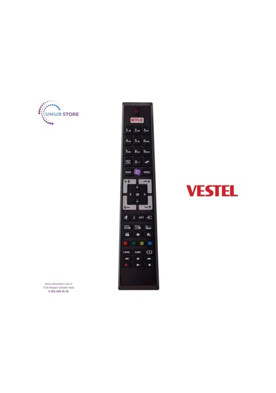 Vestel İle Uyumlu Rca-4995 Smart Led Tv Kumandası
