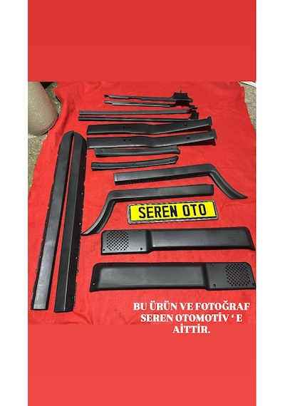 Tofaş Doğan Kartal Şahin Marşpiyel Plastiği + İç Plastik Takım 14 Parça Seren Otomotiv