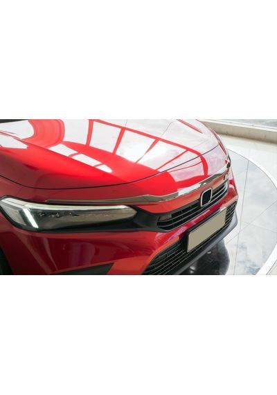 Autogp Honda Civic Uyumlu Ön Panjur Üst Trim Kaplama 2022+ Cmhn22cft