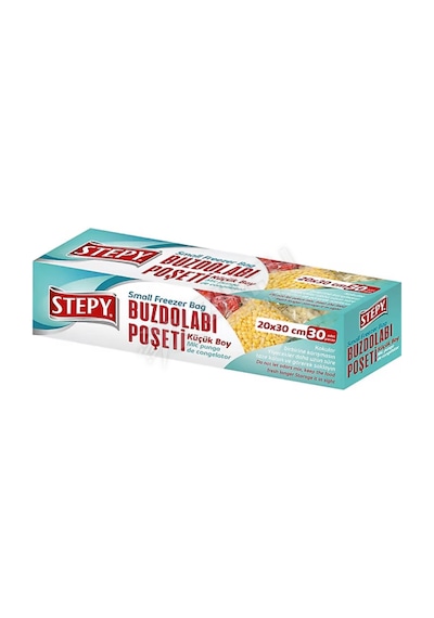 4 Adet Stepy Buzdolabı Poşeti Küçük Boy 30 Lu