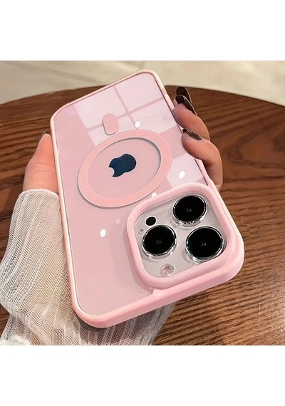 Chenkestoreone Apple Uyumlu iPhone 11 Mor Kasa Korumalı Manyetik Kılıf Kablosuz Şarj Sert Kapak