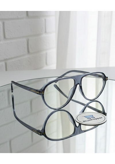 Zenit Modern Çerçeveli Gözlük Unisex Yuvarlak Stil Sahibi Mavi Işık Korumalı Camları Değişebilir Gri
