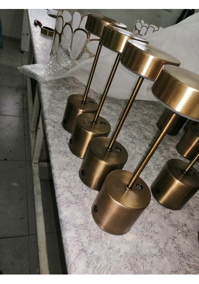 Ledli Şarjlı Masa Lambası Tekne Restaurant Ve Otelller Için,
