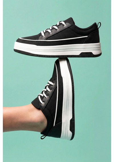 Dark Seer Ds Opal Sneaker 2025 Kadın SİYAH-BEYAZ