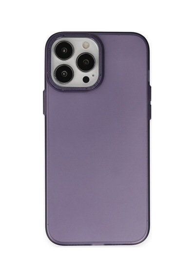 Apple Uyumlu - iPhone 14 Pro Kılıf Modos Metal Kapak - Derin Mor