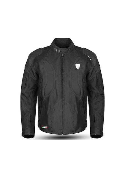 Prosev 195 Gp Knight Motosiklet Montu 4 Mevsim Hörgüçlü Maxdura 600-d Dayanıklı Kumaş Deri Motorcu Mont Black