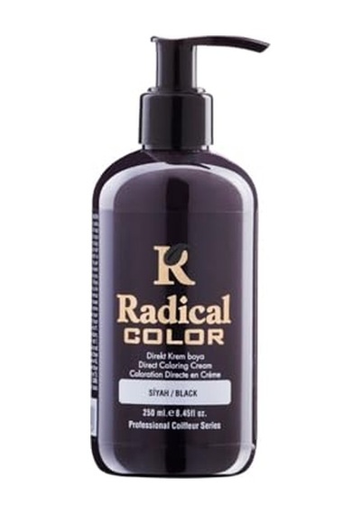 Black Amonyaksız Su Bazlı Saç Boyası 250 Ml 1 Adet Siyah