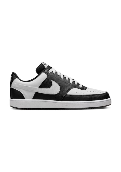 Nike Court Vısıon Lo Nn Erkek Sneaker Siyah Beyaz Siyah - Beyaz