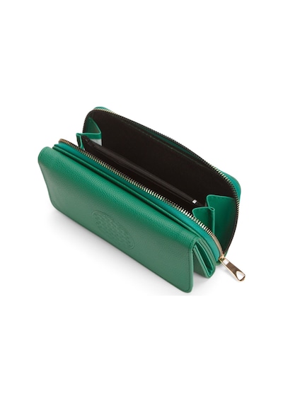Adelina Bags Yaşam Çiçeği Baskılı Şans Cüzdanı Kağıt Bozuk Para Ve Kartlık Bölmeli Yeşil Kadın Cüzdan Yeşil