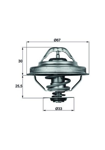 Mahle Tx2892d Termostat 92 Bmw M40 E36 E39