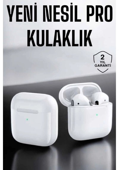 Yeni Nesil Bluetooth Kulaklık Uzun Pil Ömrü Beyaz