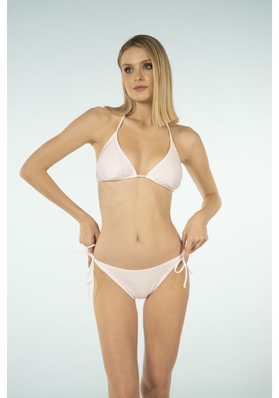 Estiva Üçgen İpli Bikini Takımı - Beyaz