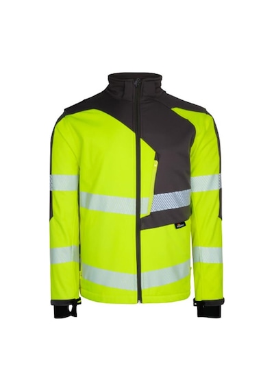 Reflektörlü Softshell Model Teknik Mont Sarı Sarı