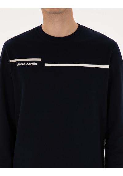 Pierre Cardin Erkek Lacivert Sweatshirt 50317675-vr033 Lacivert