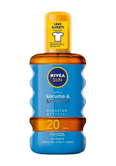 Spf 20 Bronzlaştırıcı Güneş Yağı - Spf20