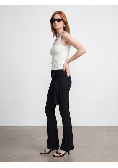 DİLVİN 32940 V Yaka Top-ekru