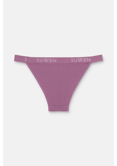 3'lü Pamuklu Lastikli Normal Bel Slip Külot Pembe