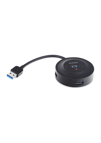 Dark Dk Ac Usb344 4port Usb 3 0 Siyah Usb Çoklayıcı Hub