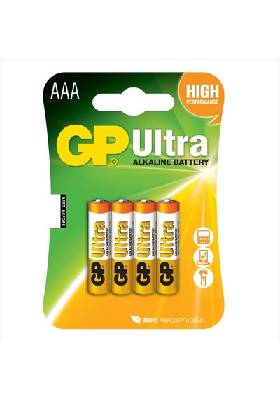 Gp Ultra Lin Aaa İnce M Pil 4lü