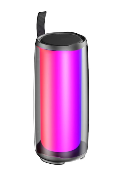 Mikado Md-17bt Capella Siyah 10w 1 Rgb Mikrofonlu Transparan/bt/tf Kart/aux/usb Tws 1800 Mah Bataryalı Speaker