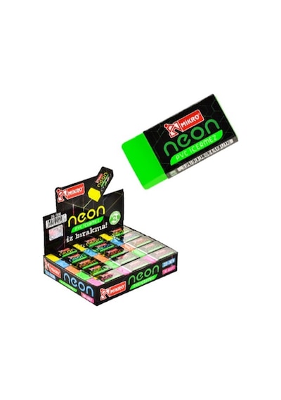 Mikro Silgi Soft Neon 2b-30 - 10 Adet