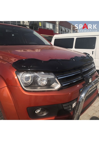 Volkswagen Amarok 2010-2022 Yıl Aralığı Uyumlu Yarasa Kaput Rüzgarlığı Siyah