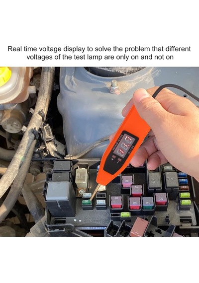 Elektrikçi Araçları, 5-32v Voltaj Test Cihazı Lcd Dijital Ekran Elektrik Devresi Test Cihazı Voltaj Güç Test Kale