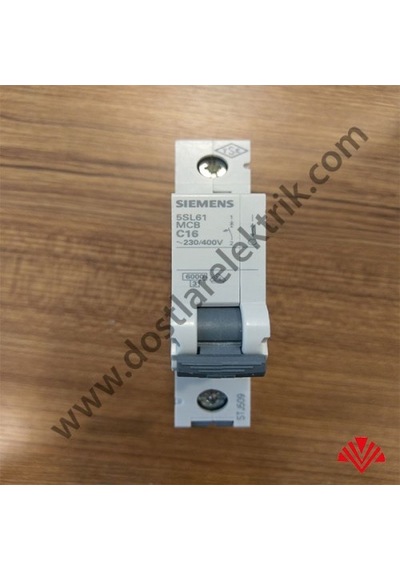 5sl6116-7a 1x16a C Tipi W Otomat Siemens - 2'li Paket