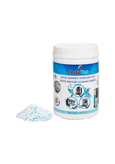 Coffytab A001-4 Kahve Makinesi Temizleme Tozu, 900 Gr Beyaz