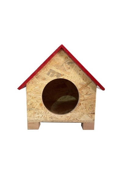 Goxawee Kedi Evi Dış Ortam Uygun Ahşap Kedi Evi Osb 39x37x34 Cm
