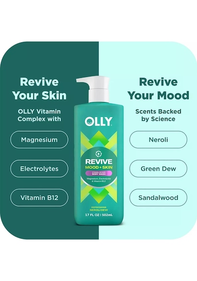 Olly Revive Mood + Skin Duş Jeli 502ml Diğer