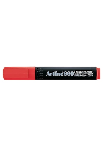 Artlıne Fosforlu Kalem 660/12 Kırmızı Çok Renkli