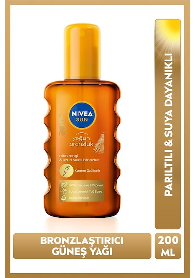 Tatil Çantanın Vazgeçilmezleri Seti, Bronzlaştırıcı Güneş Yağı, Sprey Deodorant, Duş Jeli, 250ml