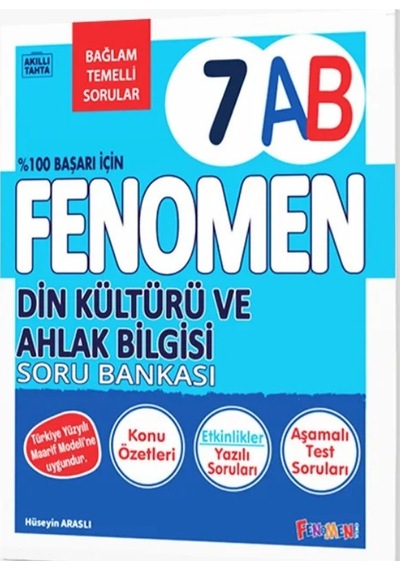 2027 7.sınıf 7ab Din Kültürü Bağlam Temelli %100 Maarif Yüzyıl Yeni Müfredat Soru Bankası Kolay-orta