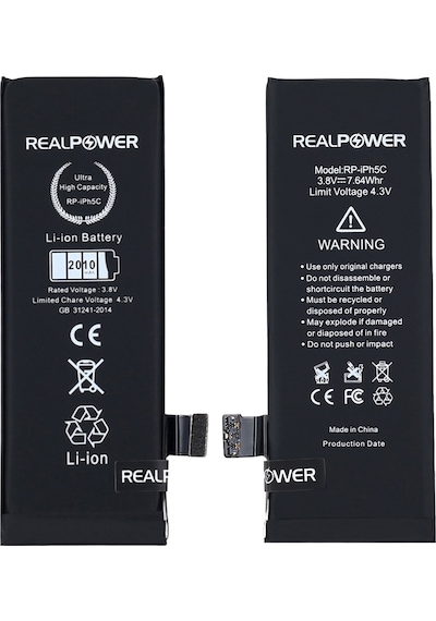 Teknonet Apple Uyumlu iPhone 5c  2000 Mah Batarya