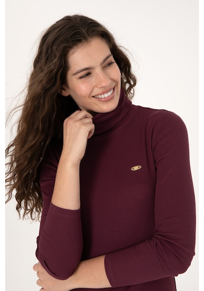 U.S. Polo Assn. Kadın Bordo Balıkçı Yaka Sweatshırt 50313430-VR177 U.S. Polo Assn. Kadın Bordo Balıkçı Yaka Sweatshırt 50313430-VR177