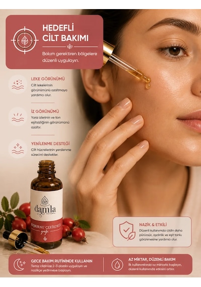 Biodamla Natural Kuşburnu Çekirdeği Yağı 100 Ml