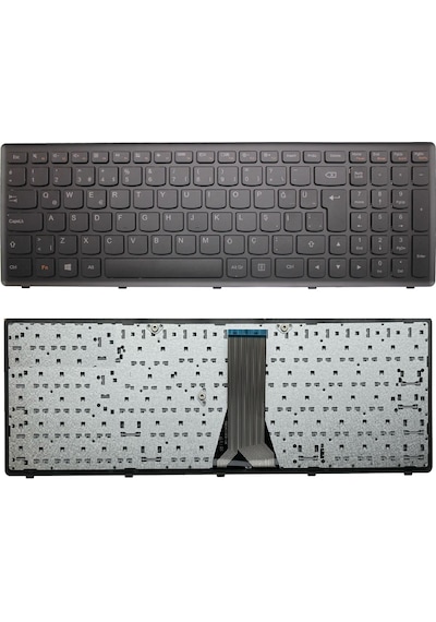 Siyah, Notebook Klavye - Lenovo Ideapad 25211050 Muadili İle Uyumlu