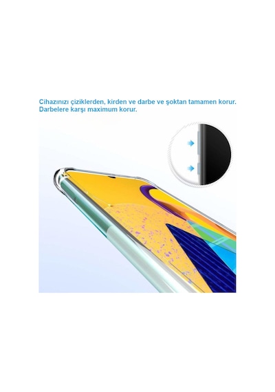 Ally Samsung Uyumlu Galaxy M30S Anti-Drop Darbe Emici Silikon Kilif 389588031