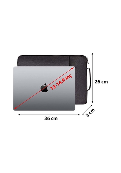 Asus Zenbook A14 Ux3407 14" Siyah Unisex Şık Ve Koruyucu Laptop Çantası