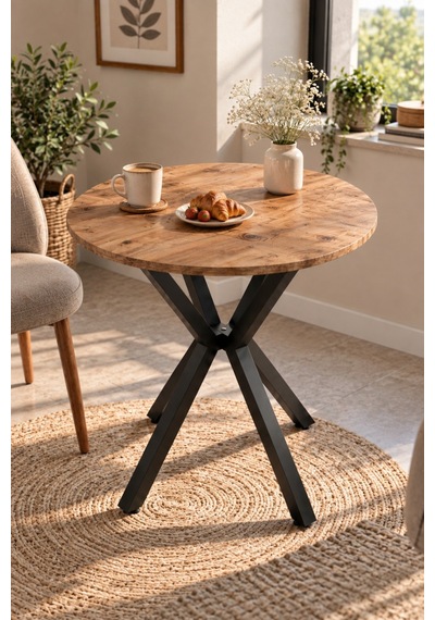 Sulorahome Yuvarlak Mutfak Masası 70 Cm Atlantik Kahverengi Atlantik Çam Sulorahome Yuvarlak Mutfak Masası 70 Cm Atlantik Kahverengi Atlantik Çam