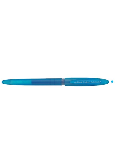 Uni-ball Roller Kalem Signo Gelstick Jel Bilye Uç 0.7 Mm Açık Mavi Um-170 Çok Renkli