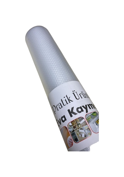 Eva Kaymaz 45cm X 10 Metre Şeffaf Kaymaz Raf Dolap İçi Ve Çekmece İçi Örtüsü Plastik Beyaz Tr Diğer
